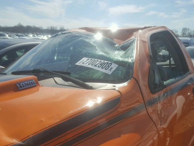 1D7HA16D05J517435 - 2005 DODGE RAM 1500 S ORANGE photo 9