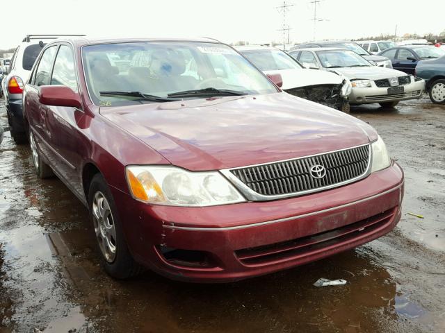 4T1BF28B52U253279 - 2002 TOYOTA AVALON XL BURGUNDY photo 1