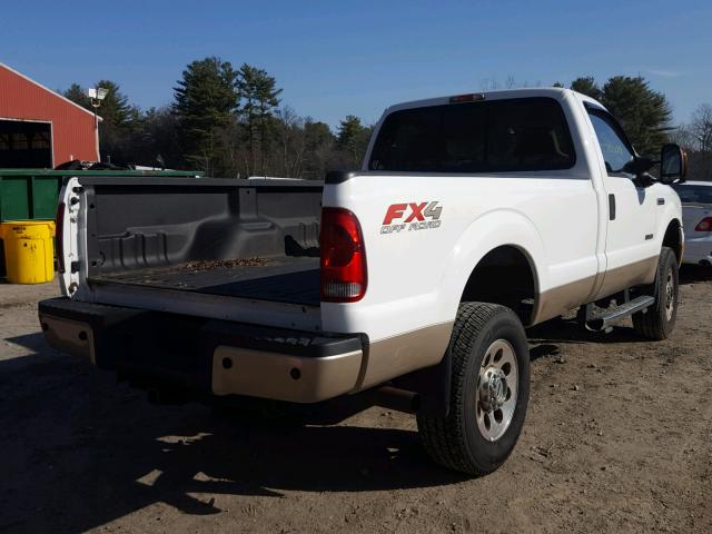 1FTSF31P96ED00720 - 2006 FORD F350 SRW S WHITE photo 4