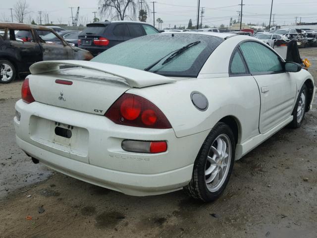 4A3AC54H42E088062 - 2002 MITSUBISHI ECLIPSE GT WHITE photo 4