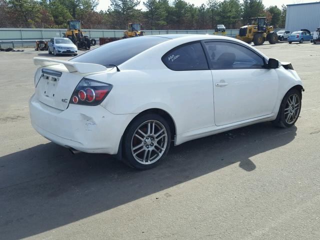 JTKDE167X90277676 - 2009 TOYOTA SCION TC WHITE photo 4