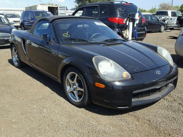 JTDFR3208Y0017610 - 2000 TOYOTA MR2 SPYDER BLACK photo 1