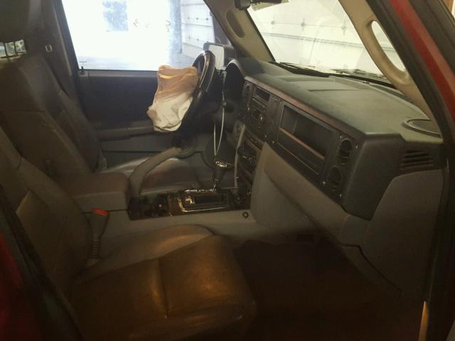 1J8HG48N86C145535 - 2006 JEEP COMMANDER წითელი ფოტო 5
