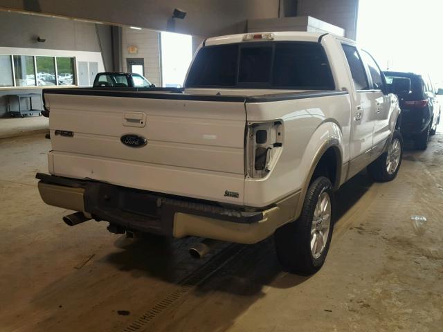 1FTFW1CV8AFC56195 - 2010 FORD F150 SUPER WHITE photo 4