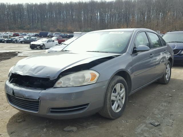 2G1WT58K069338333 - 2006 CHEVROLET IMPALA LT GRAY photo 2