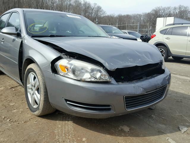 2G1WT58K069338333 - 2006 CHEVROLET IMPALA LT GRAY photo 9