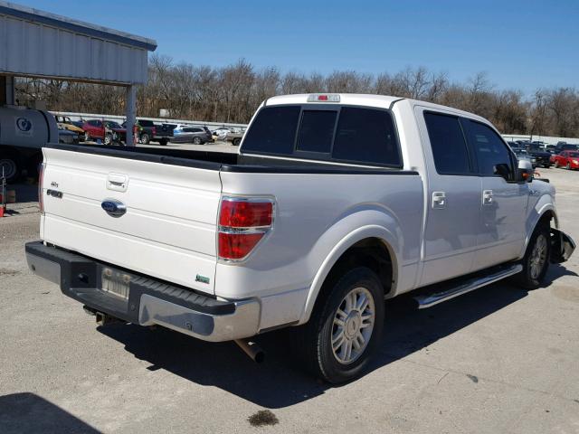 1FTFW1CV1AKE45973 - 2010 FORD F150 SUPER WHITE photo 4