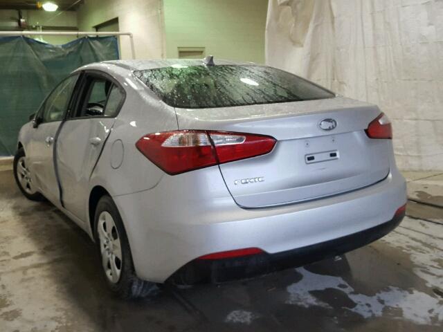 KNAFK4A60G5463992 - 2016 KIA FORTE LX GRAY photo 3