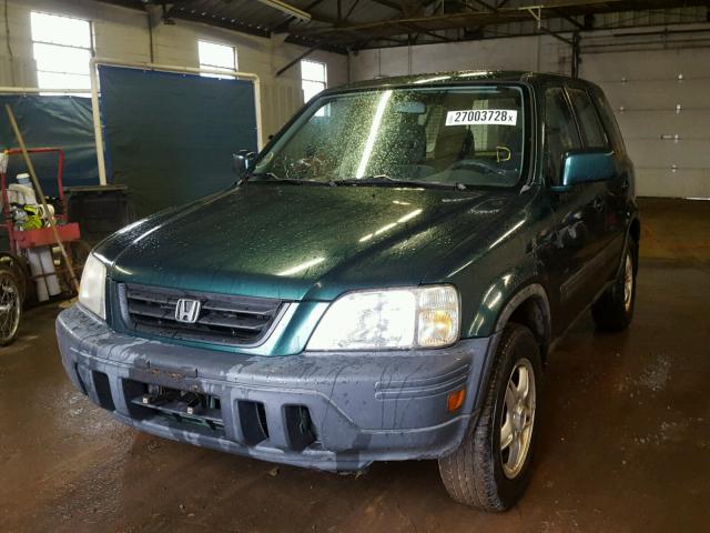 JHLRD18651C035579 - 2001 HONDA CR-V EX GREEN photo 2