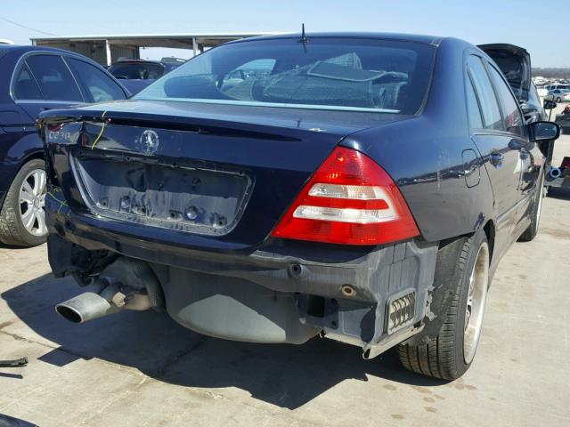 WDBRF52H56A870026 - 2006 MERCEDES-BENZ C GENERATI BLACK photo 4