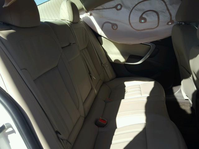 2G4GK5EX7E9214925 - 2014 BUICK REGAL WHITE photo 6
