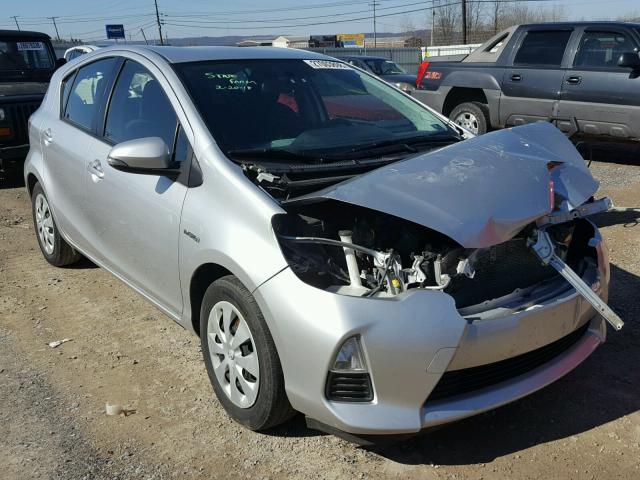 JTDKDTB35C1510834 - 2012 TOYOTA PRIUS C SILVER photo 1