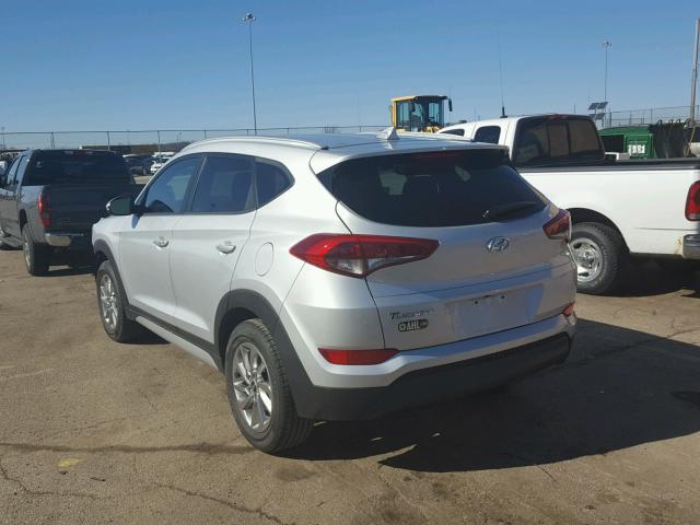 KM8J33A48HU426968 - 2017 HYUNDAI TUCSON LIM SILVER photo 3