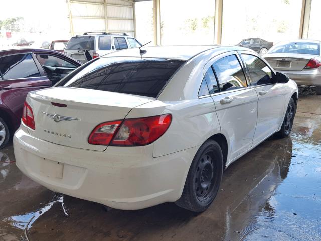 1C3LC46K68N206205 - 2008 CHRYSLER SEBRING LX WHITE photo 4