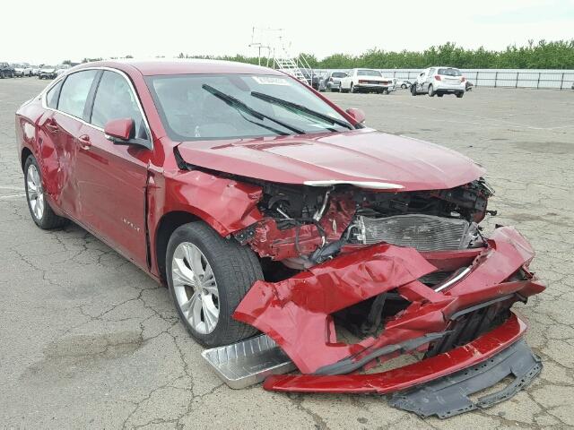 2G1115SL8F9162973 - 2015 CHEVROLET IMPALA LT RED photo 1