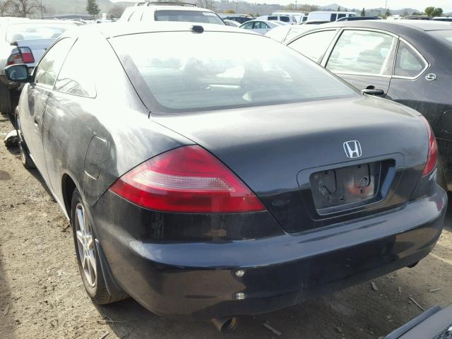 1HGCM82654A006668 - 2004 HONDA ACCORD EX BLACK photo 3