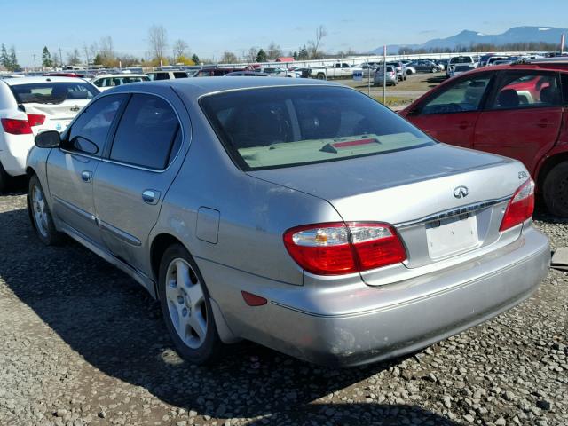 JNKCA31A11T019464 - 2001 INFINITI I30 SILVER photo 3