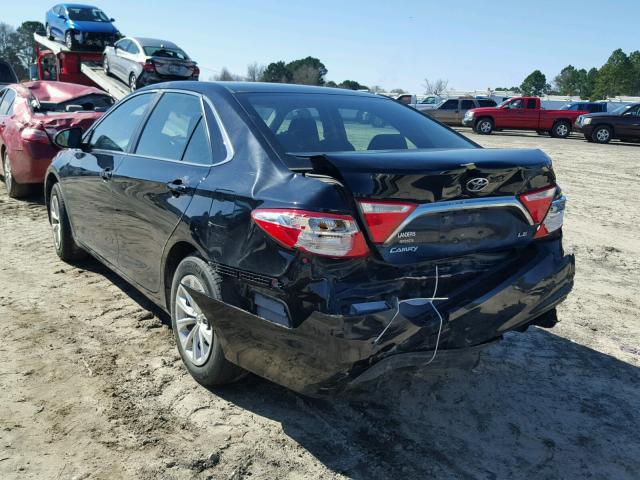 4T4BF1FK2FR482429 - 2015 TOYOTA CAMRY LE BLACK photo 3