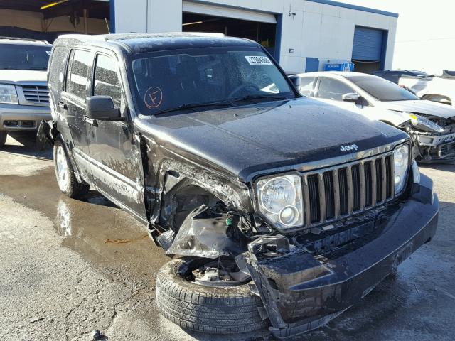 1C4PJLAK0CW104003 - 2012 JEEP LIBERTY SP BLACK photo 1