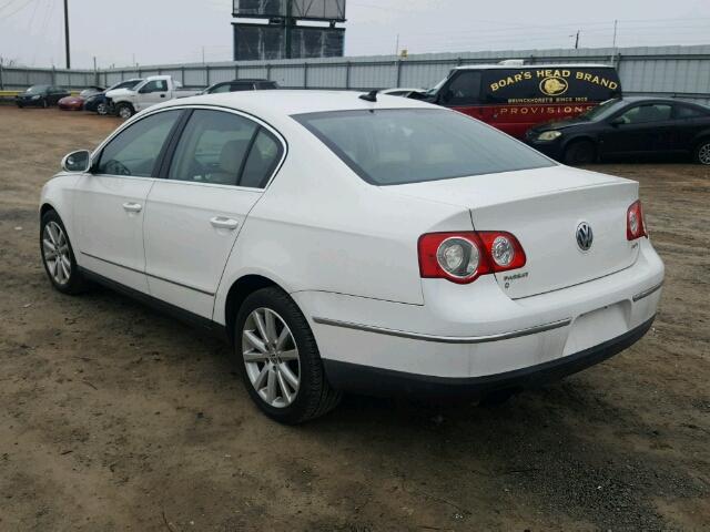 WVWEK73C67P032399 - 2007 VOLKSWAGEN PASSAT 2.0 WHITE photo 3