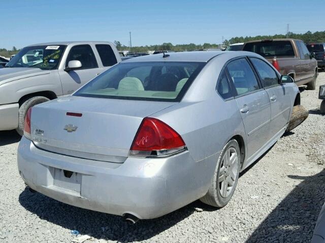 2G1WG5E37D1113548 - 2013 CHEVROLET IMPALA LT GRAY photo 4