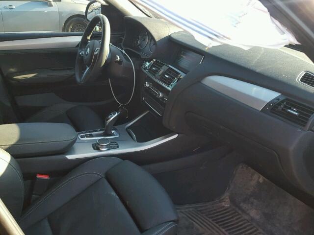 5UXWX7C37H0W39538 - 2017 BMW X3 XDRIVE3 BLACK photo 5