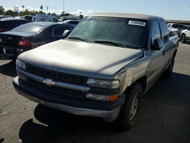 1GCEC19VX1Z136487 - 2001 CHEVROLET SILVERADO TAN photo 2