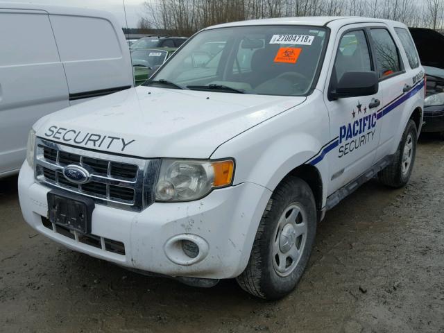 1FMCU02Z48KE11782 - 2008 FORD ESCAPE XLS WHITE photo 2