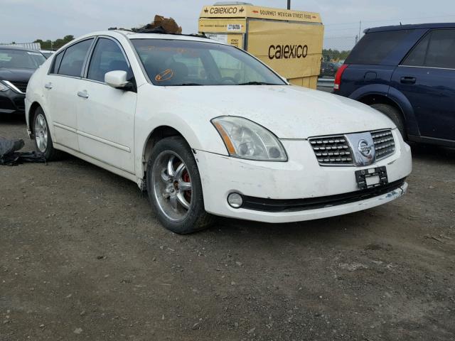 1N4BA41E44C922370 - 2004 NISSAN MAXIMA SE WHITE photo 1