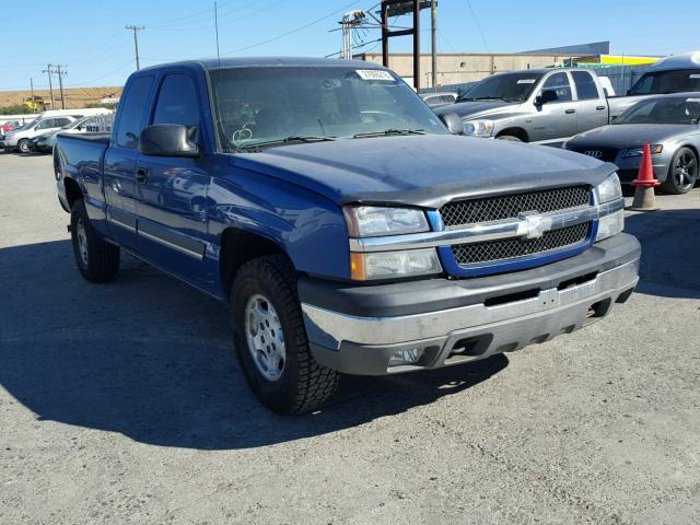 2GCEK19V631195390 - 2003 CHEVROLET SILVERADO BLUE photo 1