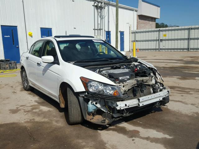 1HGCP3F86CA042776 - 2012 HONDA ACCORD EXL WHITE photo 1