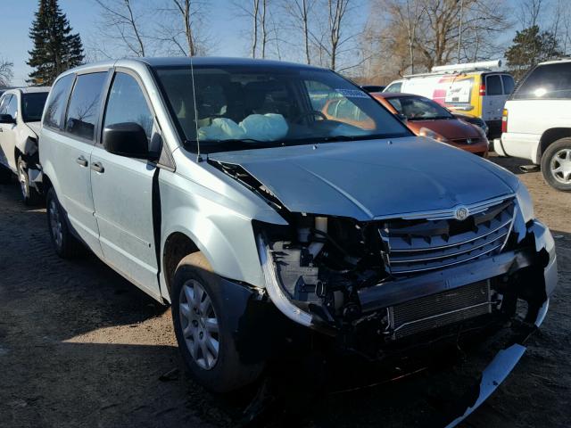 2A8HR44H98R781742 - 2008 CHRYSLER TOWN & COU BLUE photo 1