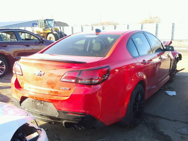 6G3F25RW5HL301319 - 2017 CHEVROLET SS RED photo 4