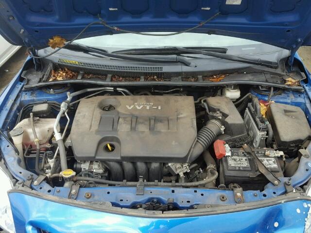 2T1BU40E39C067596 - 2009 TOYOTA COROLLA BA BLUE photo 7