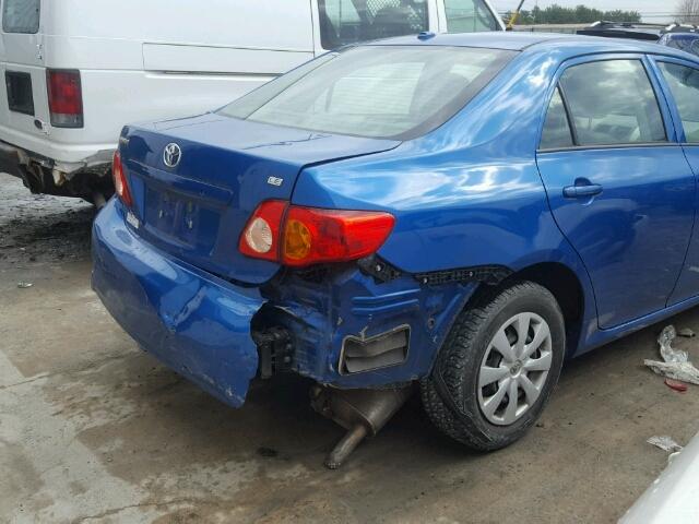 2T1BU40E39C067596 - 2009 TOYOTA COROLLA BA BLUE photo 9