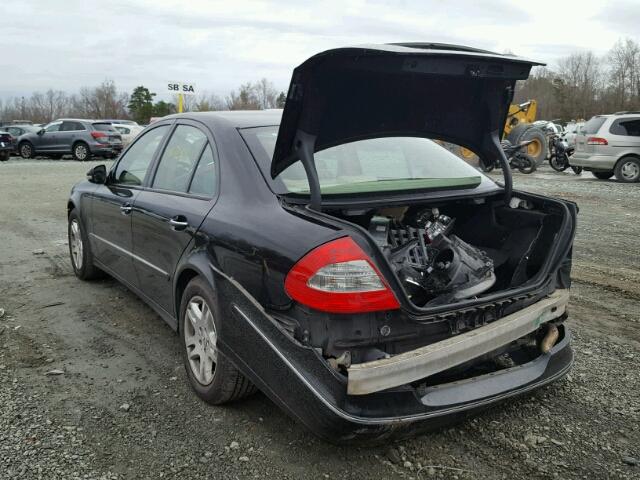 WDBUF22X57B059550 - 2007 MERCEDES-BENZ E 320 CDI BLACK photo 3