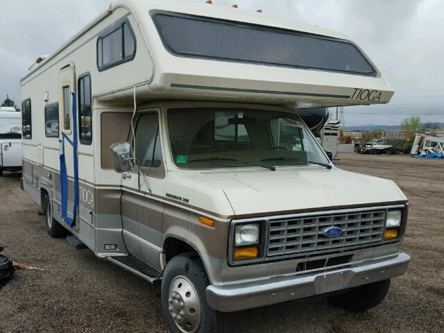 1FDKE30G1LHA67295 - 1990 FORD E350 RV BEIGE photo 1