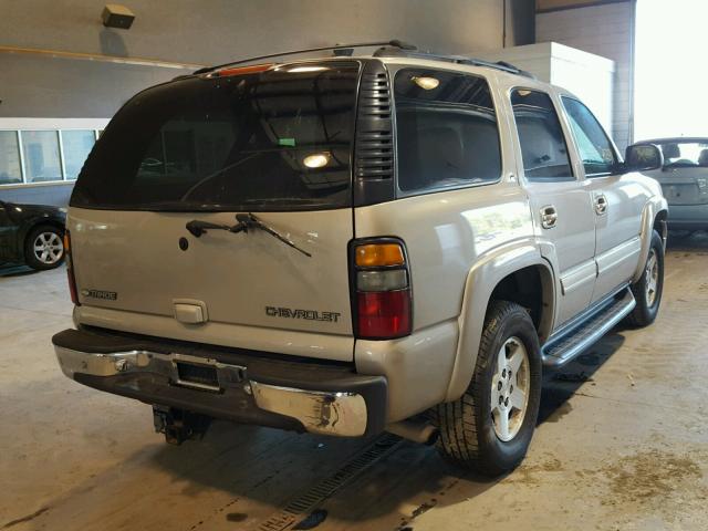 1GNEC13T05R143484 - 2005 CHEVROLET TAHOE C150 TAN photo 4