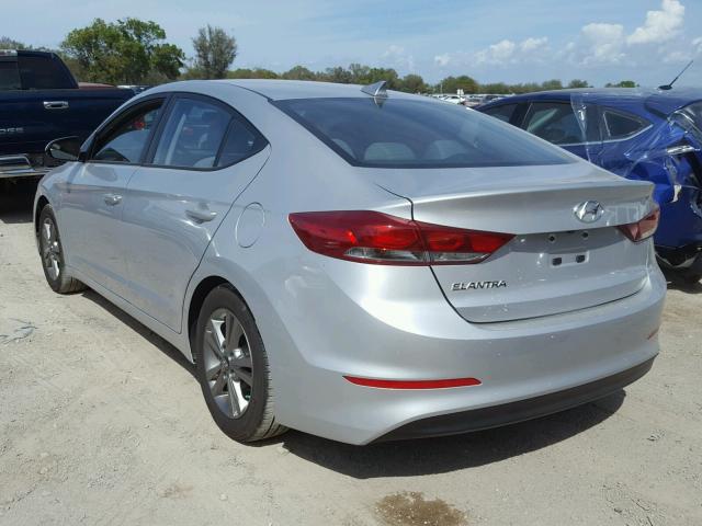 5NPD84LF2HH152636 - 2017 HYUNDAI ELANTRA SE SILVER photo 3