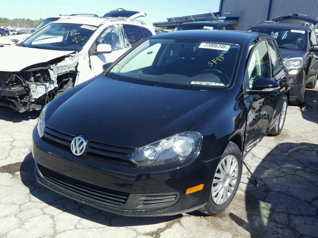 WVWDB7AJ8DW121194 - 2013 VOLKSWAGEN GOLF BLACK photo 2