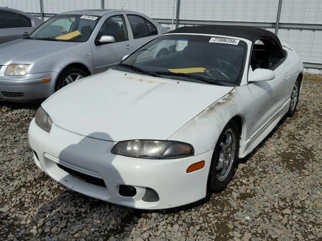 4A3AX55F9XE068897 - 1999 MITSUBISHI ECLIPSE SP WHITE photo 2