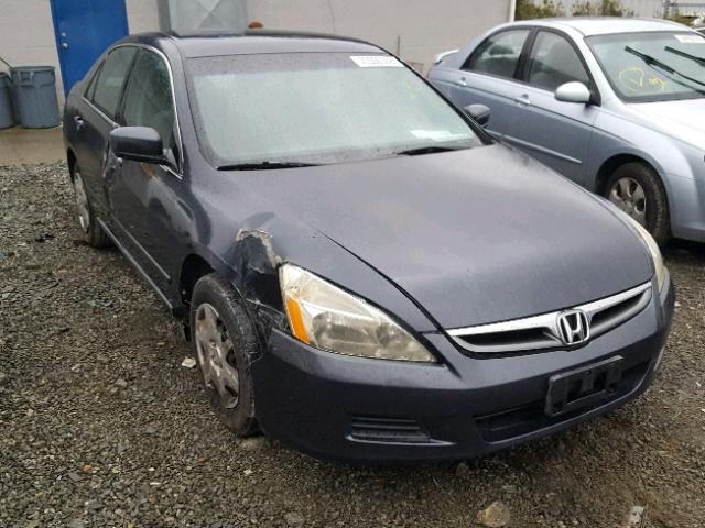 1HGCM55496A005549 - 2006 HONDA ACCORD LX GRAY photo 1