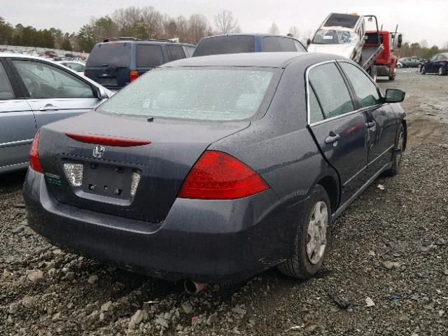 1HGCM55496A005549 - 2006 HONDA ACCORD LX GRAY photo 4