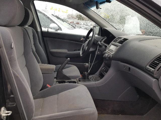 1HGCM55496A005549 - 2006 HONDA ACCORD LX GRAY photo 5