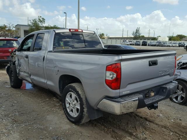 5TFRM5F16EX072411 - 2014 TOYOTA TUNDRA DOU SILVER photo 3