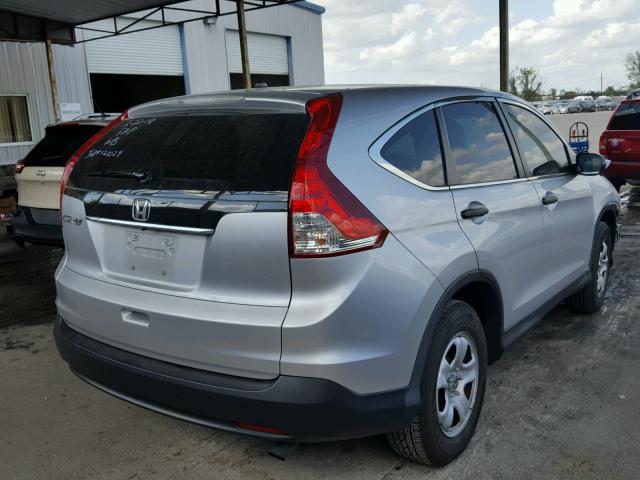 2HKRM3H30EH556282 - 2014 HONDA CR-V LX SILVER photo 4