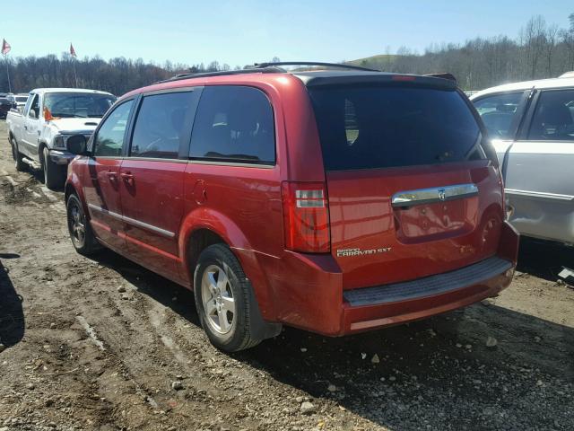 1D8HN54P98B130644 - 2008 DODGE GRAND CARA RED photo 3