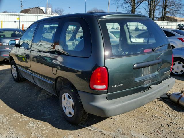 2B4FP25B6YR607496 - 2000 DODGE CARAVAN GREEN photo 3