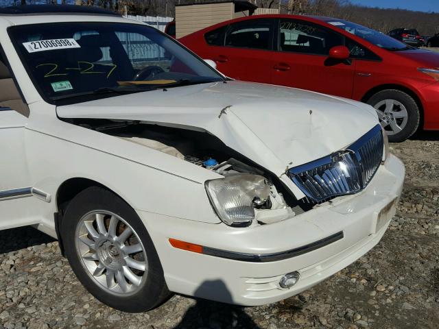 KMHFU45E85A406146 - 2005 HYUNDAI XG 350 WHITE photo 9