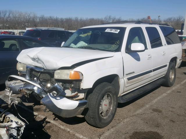 3GKEC16TX1G284372 - 2001 GMC YUKON XL C WHITE photo 2